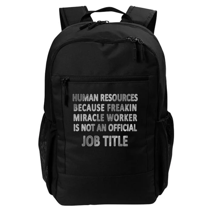 Human Resources Miracle Worker Daily Commute Backpack