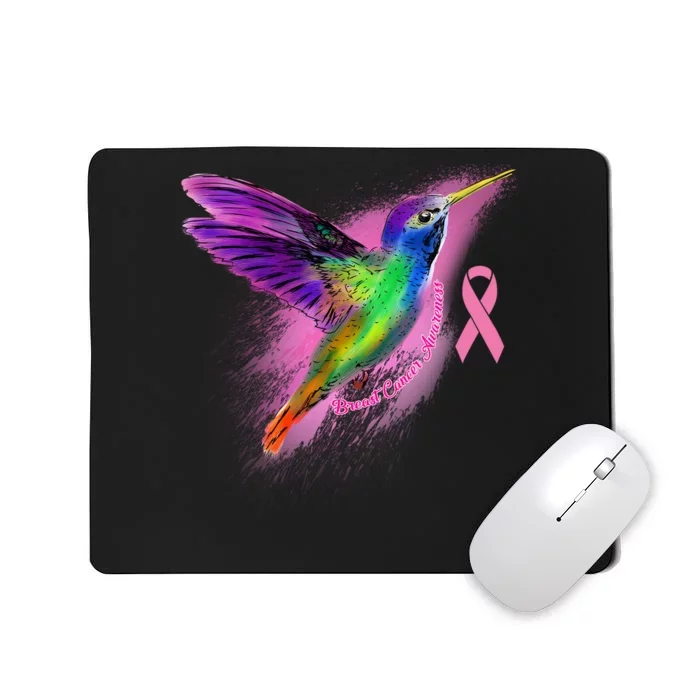 Humming Bird Breast Cancer Awareness Mousepad