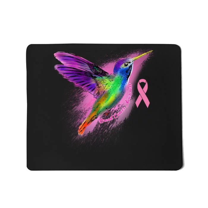 Humming Bird Breast Cancer Awareness Mousepad