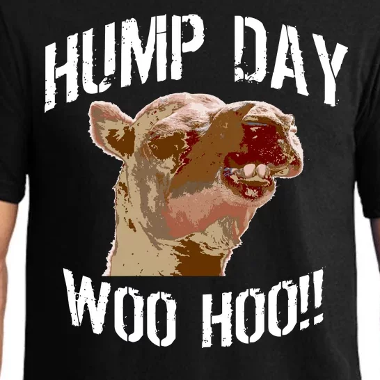 Hump Day Woo Hoo Camel Face Pajama Set