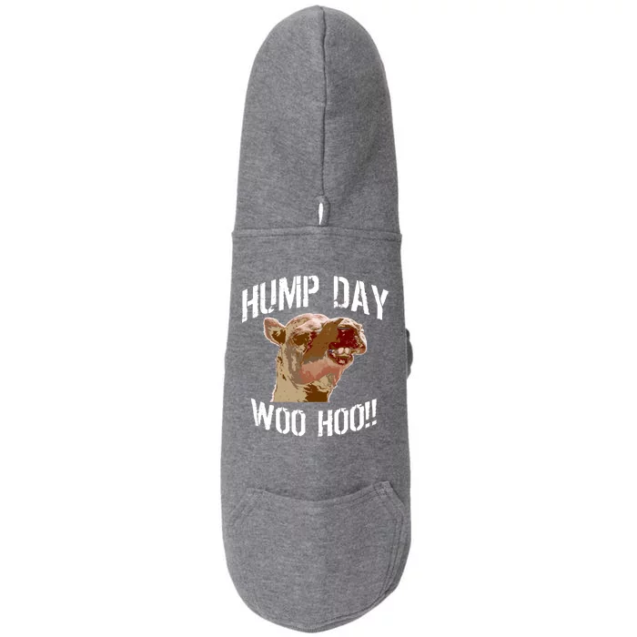 Hump Day Woo Hoo Camel Face Doggie 3-End Fleece Hoodie