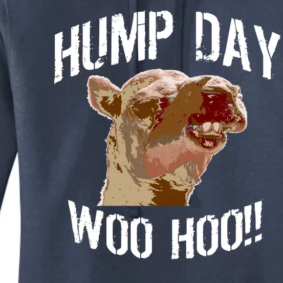 Hump Day Woo Hoo Camel Face Women's Pullover Hoodie