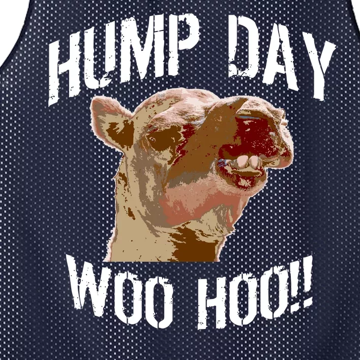 Hump Day Woo Hoo Camel Face Mesh Reversible Basketball Jersey Tank