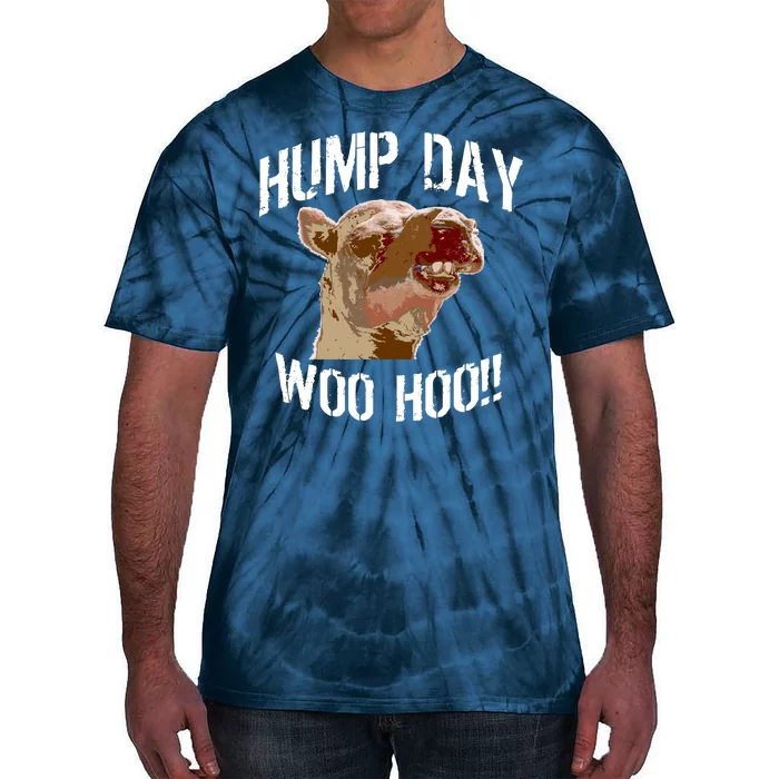 Hump Day Woo Hoo Camel Face Tie-Dye T-Shirt