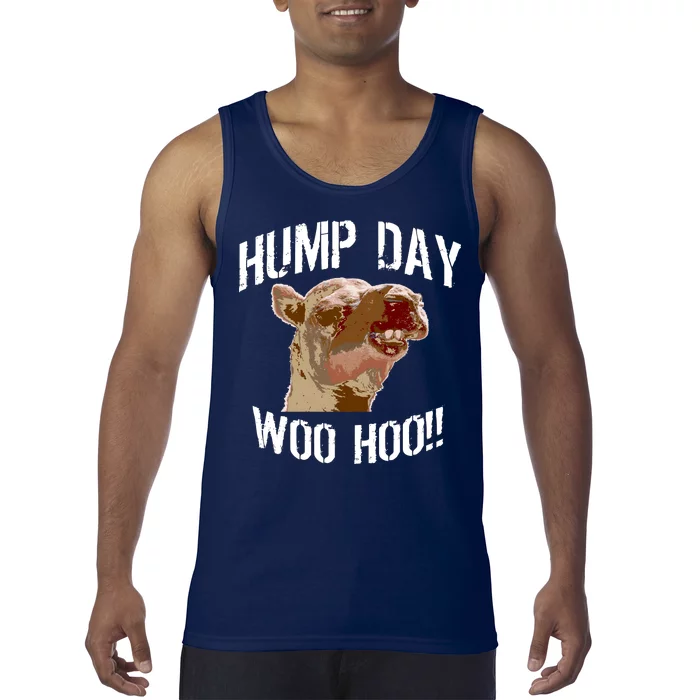 Hump Day Woo Hoo Camel Face Tank Top