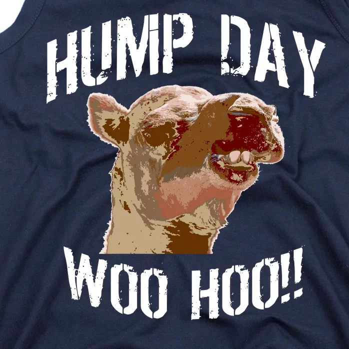 Hump Day Woo Hoo Camel Face Tank Top