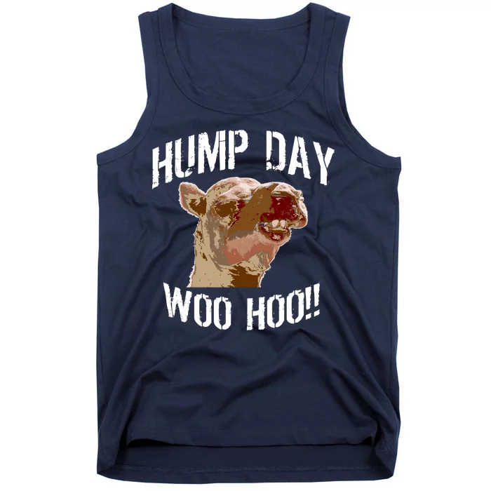 Hump Day Woo Hoo Camel Face Tank Top