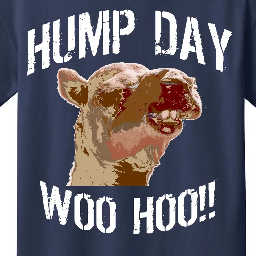 Hump Day Woo Hoo Camel Face Kids T-Shirt