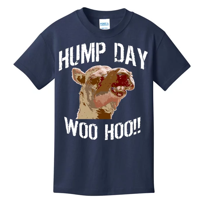 Hump Day Woo Hoo Camel Face Kids T-Shirt