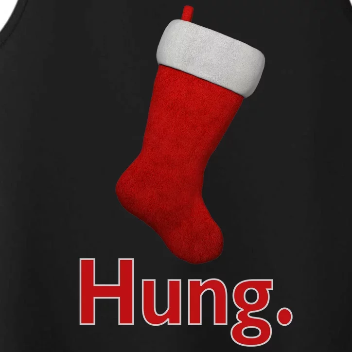 Hung Funny Christmas Performance Tank