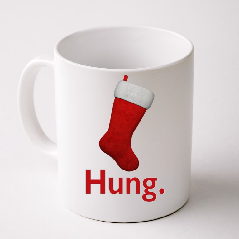 Hung Funny Christmas Coffee Mug