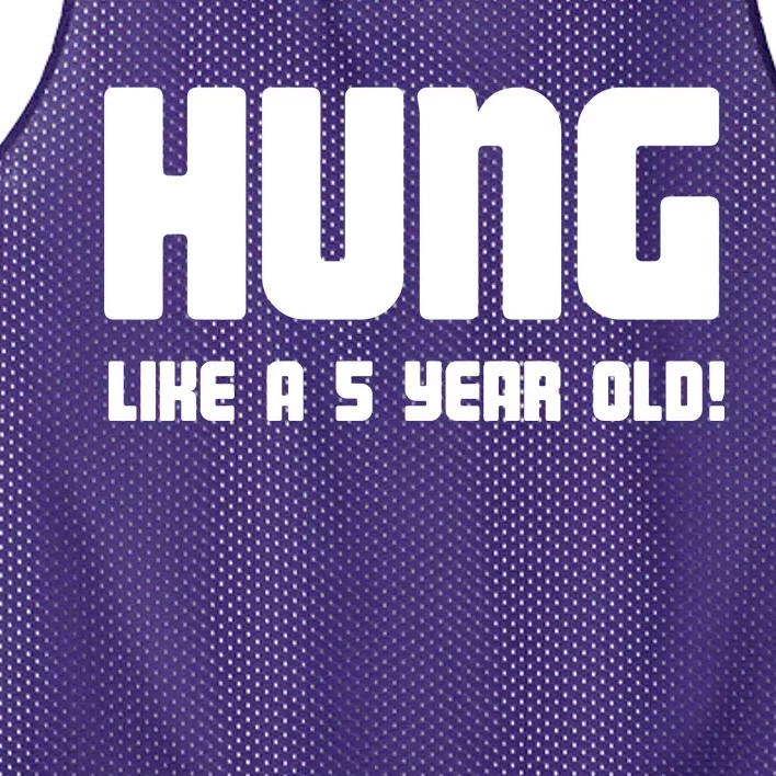 Hung Like A 5 Year Old Mesh Reversible Basketball Jersey Tank