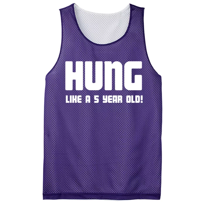 Hung Like A 5 Year Old Mesh Reversible Basketball Jersey Tank