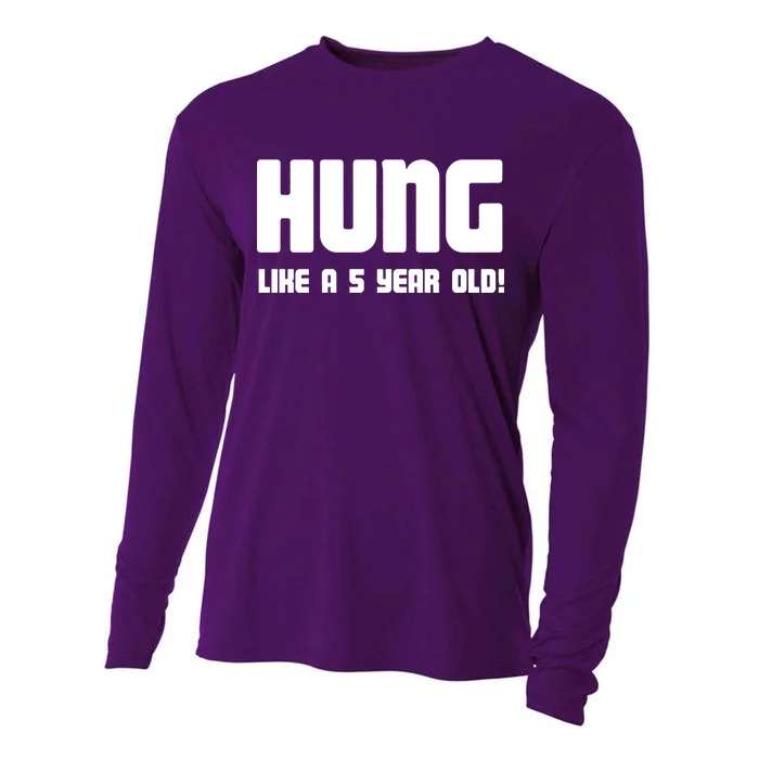 Hung Like A 5 Year Old Cooling Performance Long Sleeve Crew