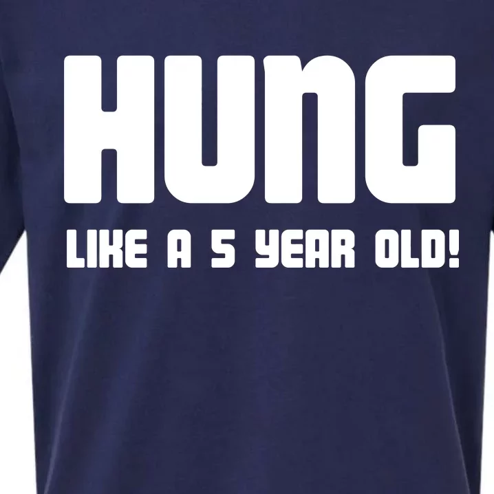 Hung Like A 5 Year Old Sueded Cloud Jersey T-Shirt