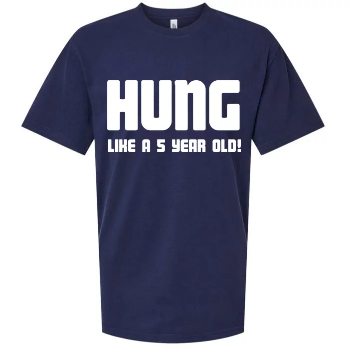 Hung Like A 5 Year Old Sueded Cloud Jersey T-Shirt