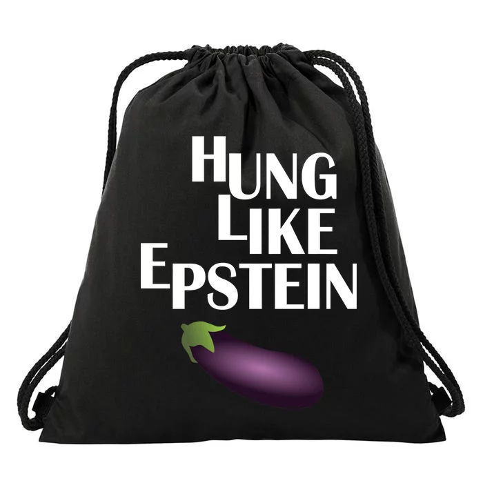 Hung Like Epstein Drawstring Bag