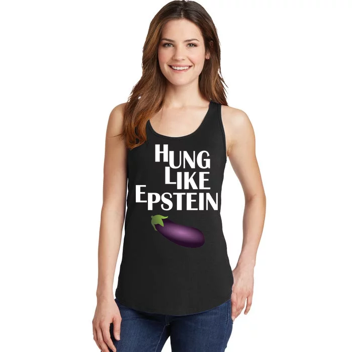 Hung Like Epstein Ladies Essential Tank