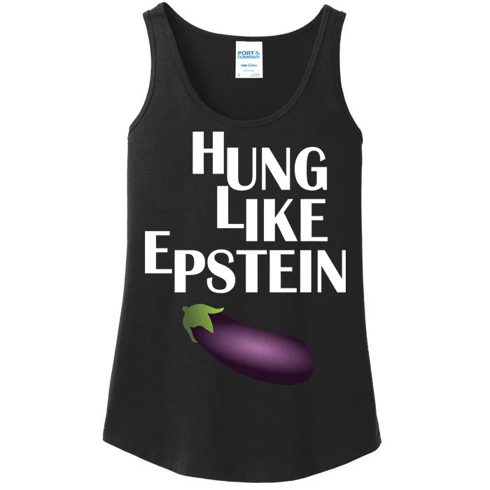 Hung Like Epstein Ladies Essential Tank