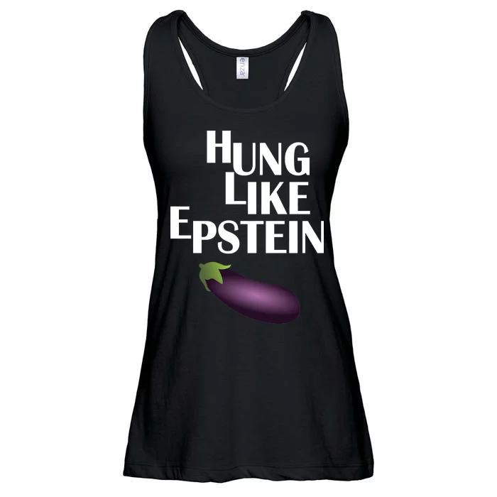 Hung Like Epstein Ladies Essential Flowy Tank