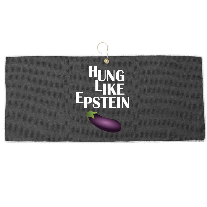 Hung Like Epstein Large Microfiber Waffle Golf Towel