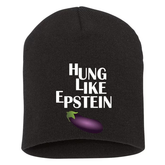 Hung Like Epstein Short Acrylic Beanie