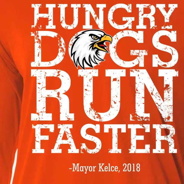 Hungry Dogs Run Faster Cooling Performance Long Sleeve Crew