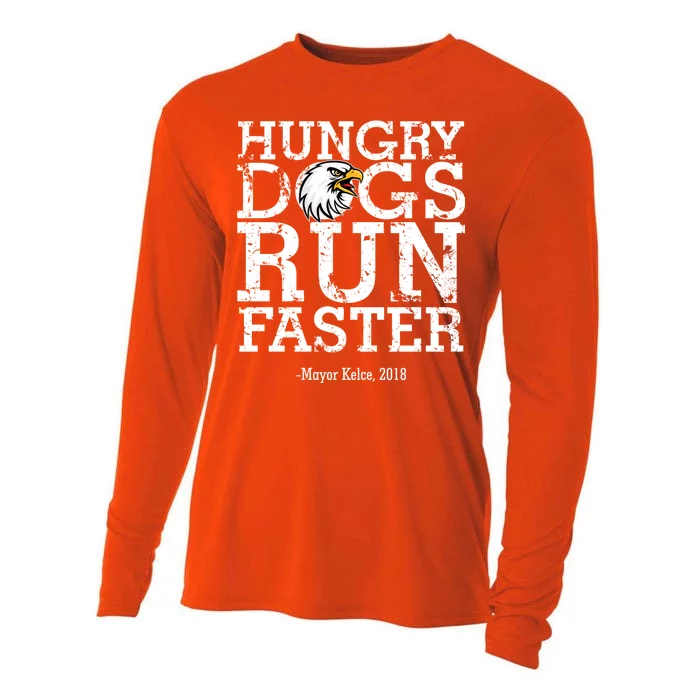 Hungry Dogs Run Faster Cooling Performance Long Sleeve Crew