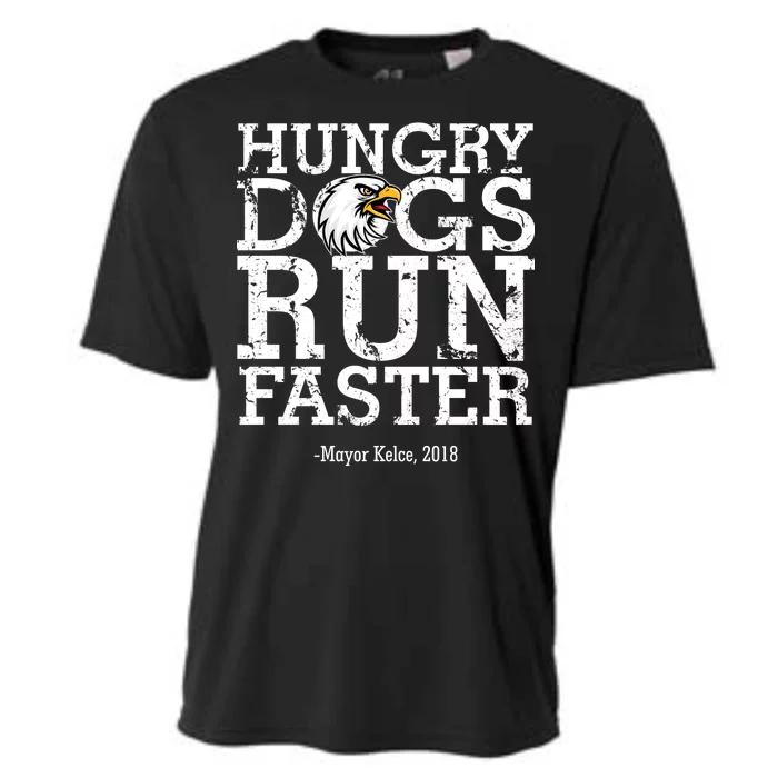 Hungry Dogs Run Faster Cooling Performance Crew T-Shirt