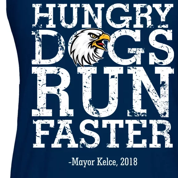 Hungry Dogs Run Faster Ladies Essential Flowy Tank