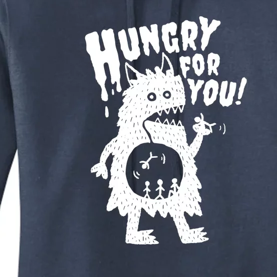 Hungry For You Monster Women's Pullover Hoodie