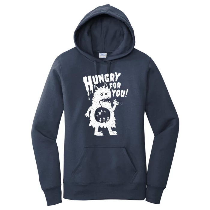 Hungry For You Monster Women's Pullover Hoodie