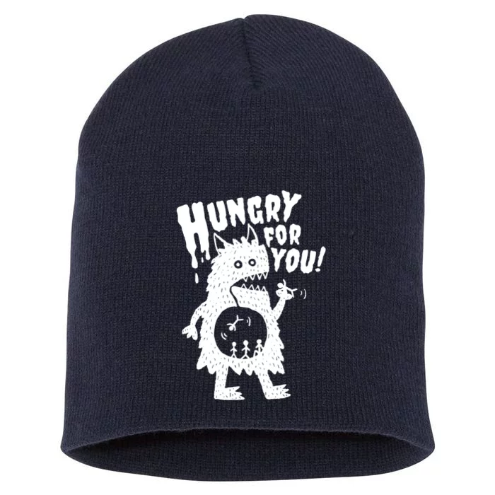 Hungry For You Monster Short Acrylic Beanie