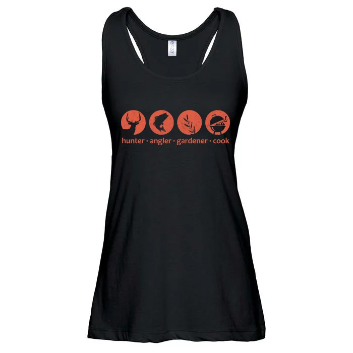 Hunter Angler Gardener Cook Ladies Essential Flowy Tank