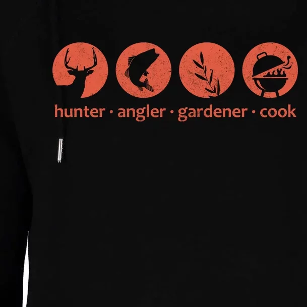 Hunter Angler Gardener Cook Womens Funnel Neck Pullover Hood