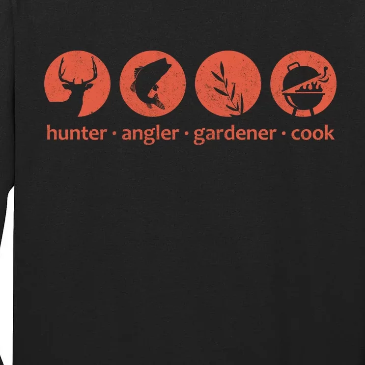 Hunter Angler Gardener Cook Tall Long Sleeve T-Shirt