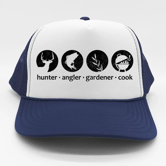 Hunter Angler Gardener Cook Trucker Hat