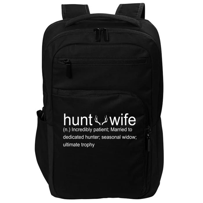 Hunter's Wife Funny Hunting Impact Tech Backpack