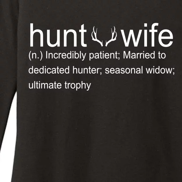 Hunter's Wife Funny Hunting Womens CVC Long Sleeve Shirt