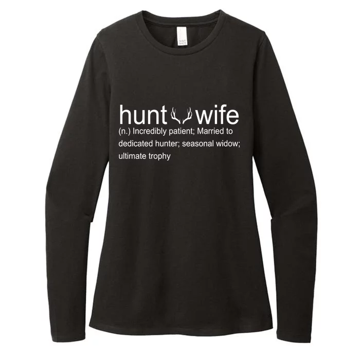 Hunter's Wife Funny Hunting Womens CVC Long Sleeve Shirt