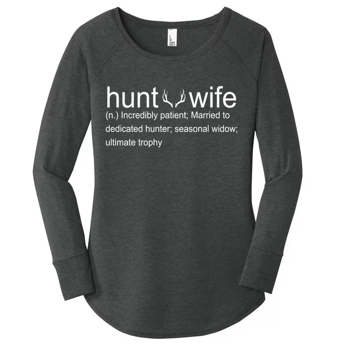 Hunter's Wife Funny Hunting Women's Perfect Tri Tunic Long Sleeve Shirt