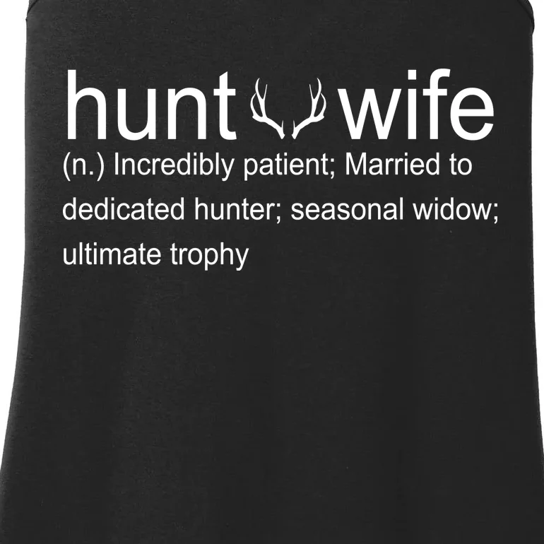 Hunter's Wife Funny Hunting Ladies Essential Tank