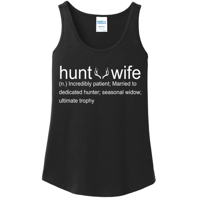 Hunter's Wife Funny Hunting Ladies Essential Tank