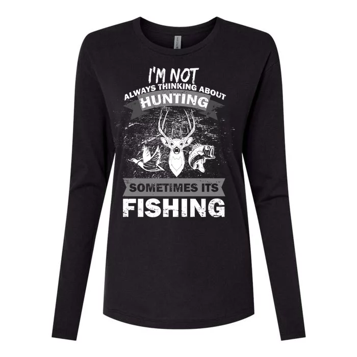 Hunting And Fishing Womens Cotton Relaxed Long Sleeve T-Shirt