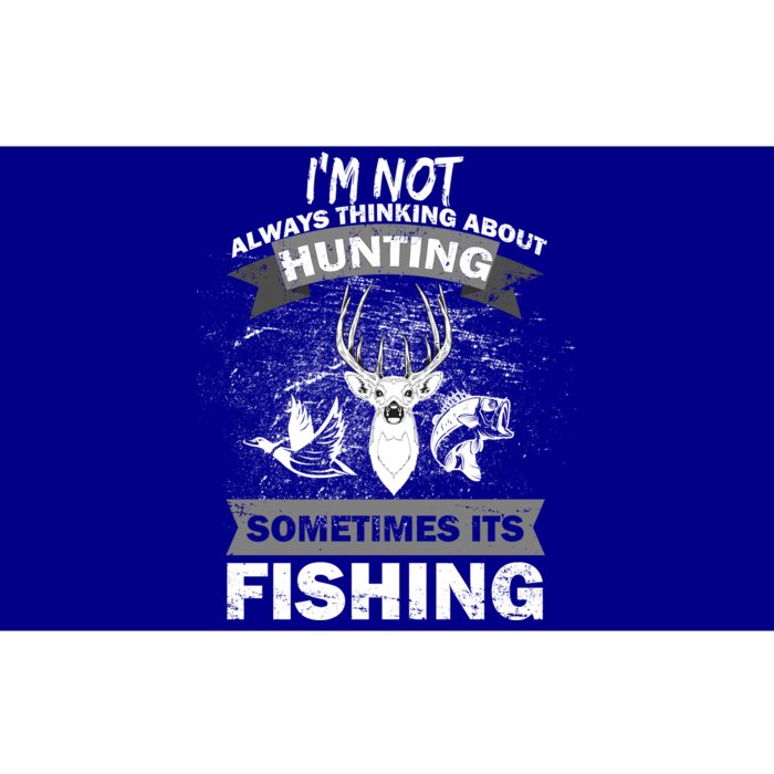 Hunting And Fishing Bumper Sticker