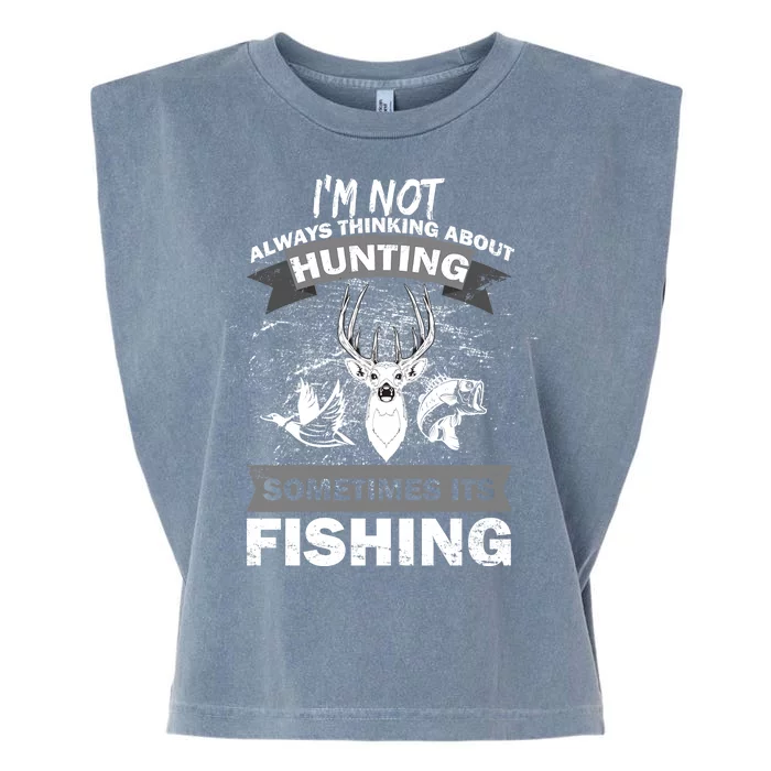 Hunting And Fishing Garment-Dyed Women's Muscle Tee