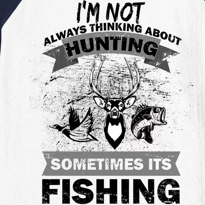 Hunting And Fishing Baseball Sleeve Shirt