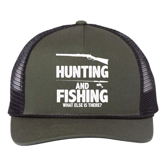 Hunting and Fishing What Else Is There Retro Rope Trucker Hat Cap