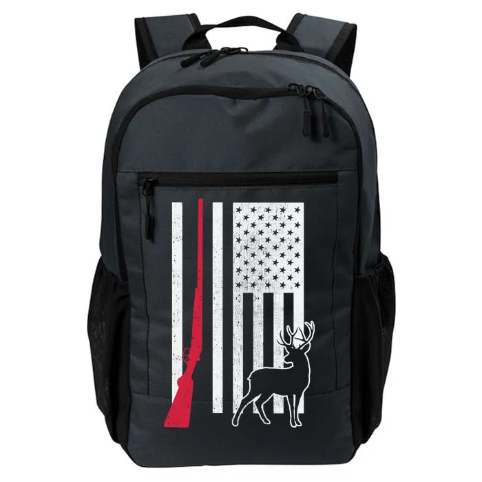 Hunting Deer Rifle Flag Daily Commute Backpack