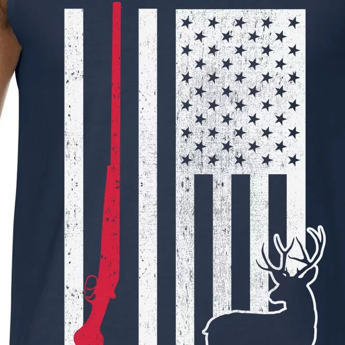 Hunting Deer Rifle Flag Comfort Colors® Tank Top